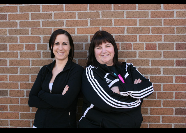 Head coaches Jill Hachey and Angela McHarg